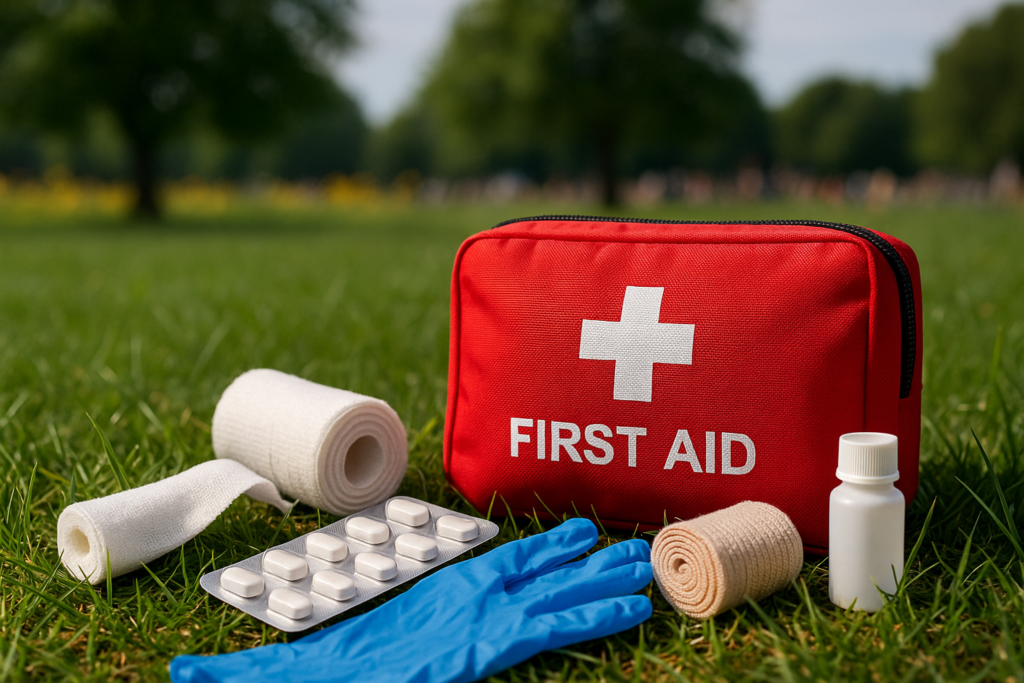 first aid kit for spring events in NSW