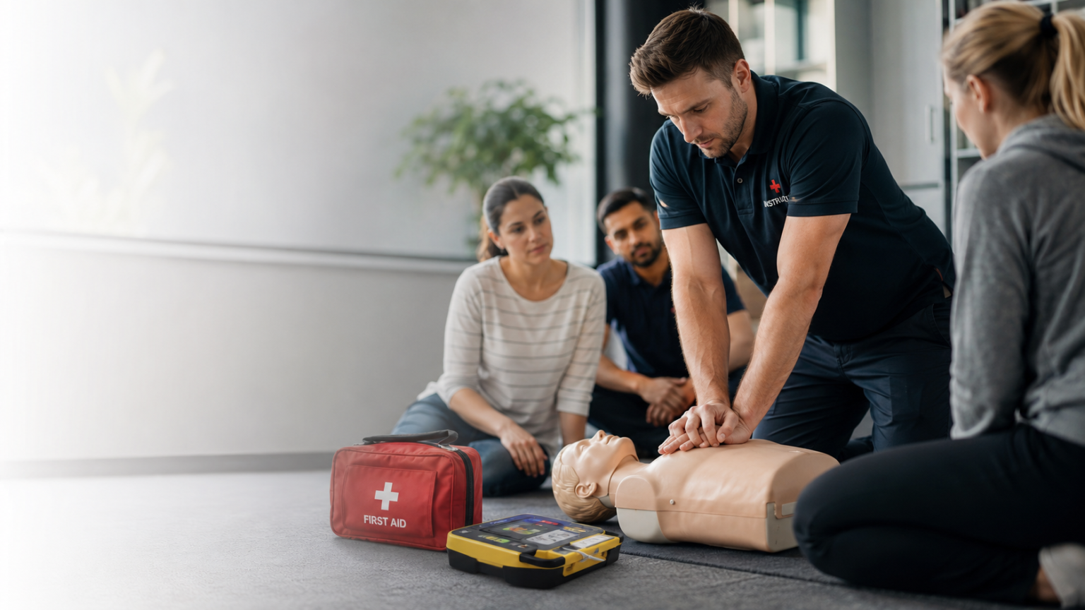 Compressor In First Aid First Aid Course Sydney | CPR Training | Training NSW